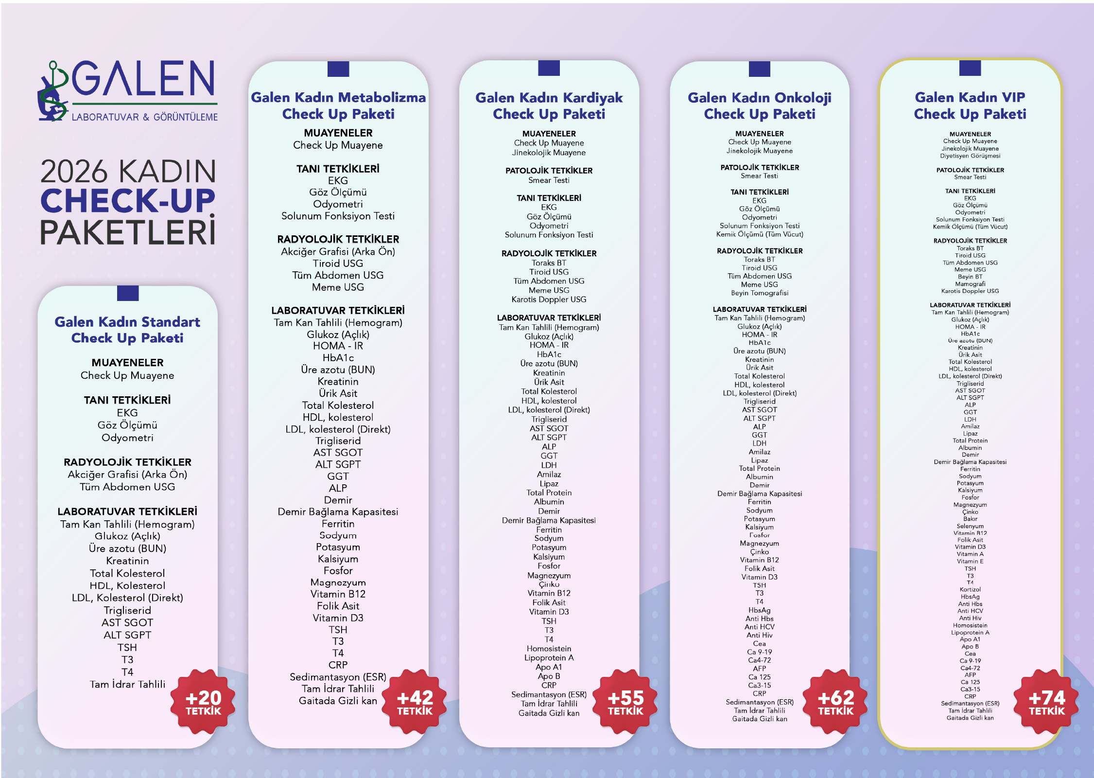 Kadın Check-Up Hizmetleri