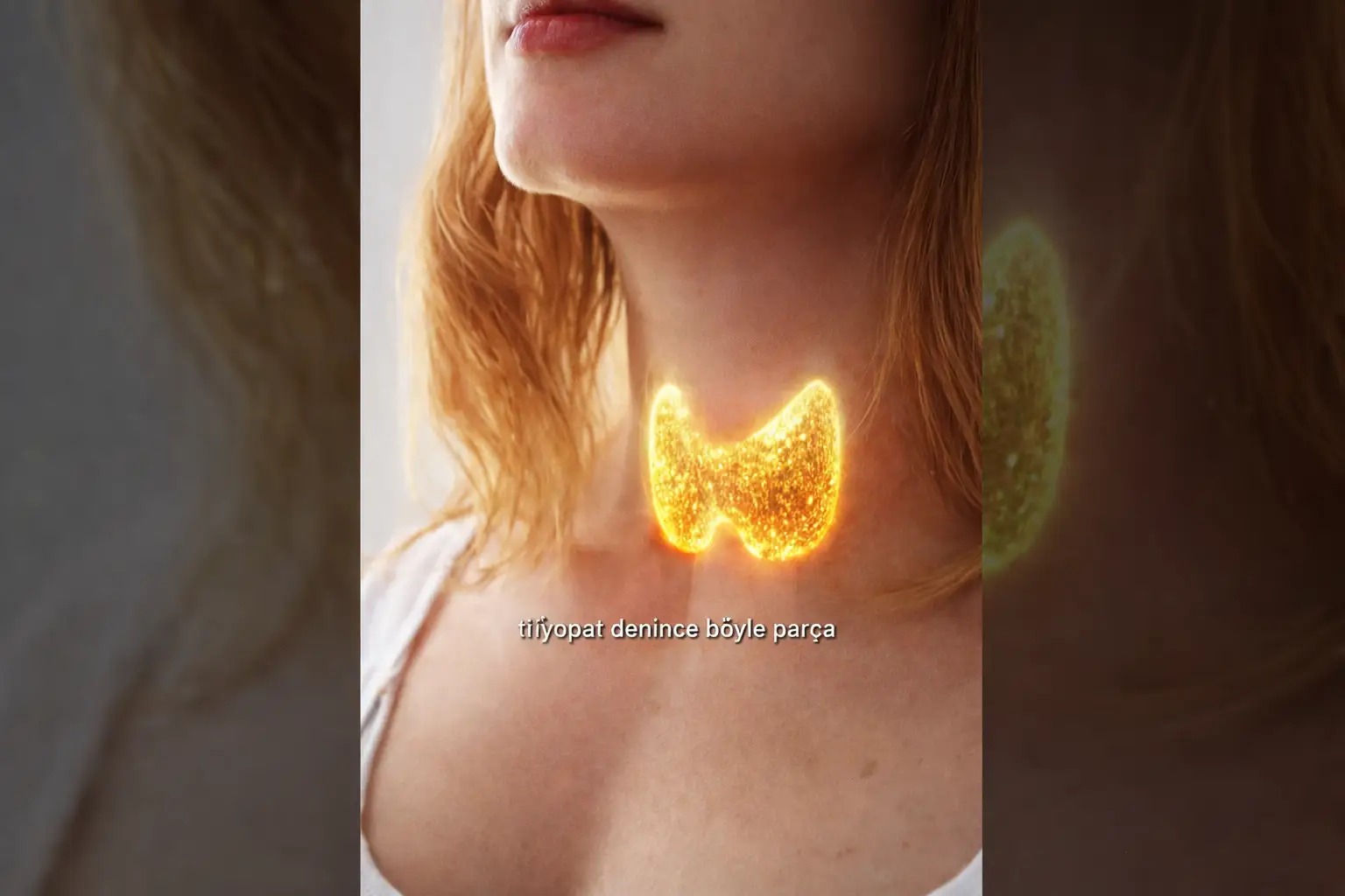 Işıldayan tiroid bezi yakın planı_2026