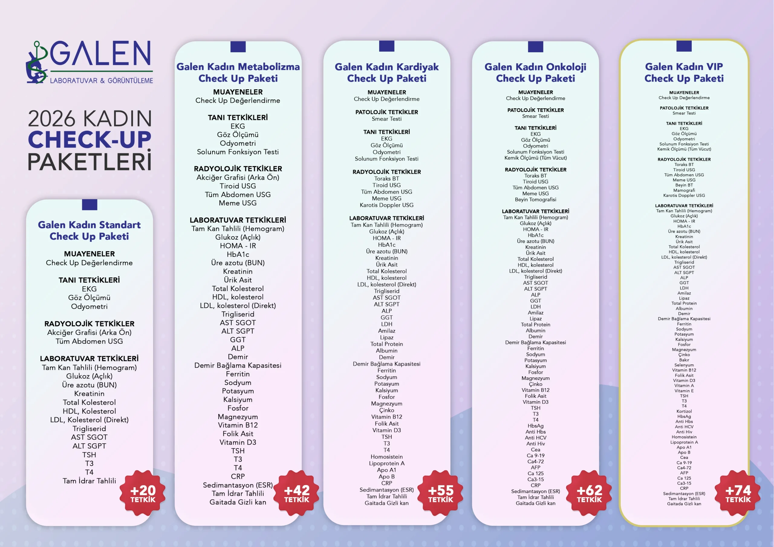 Kadın Check-Up Hizmetleri 2 Kadın Check-Up Hizmetleri